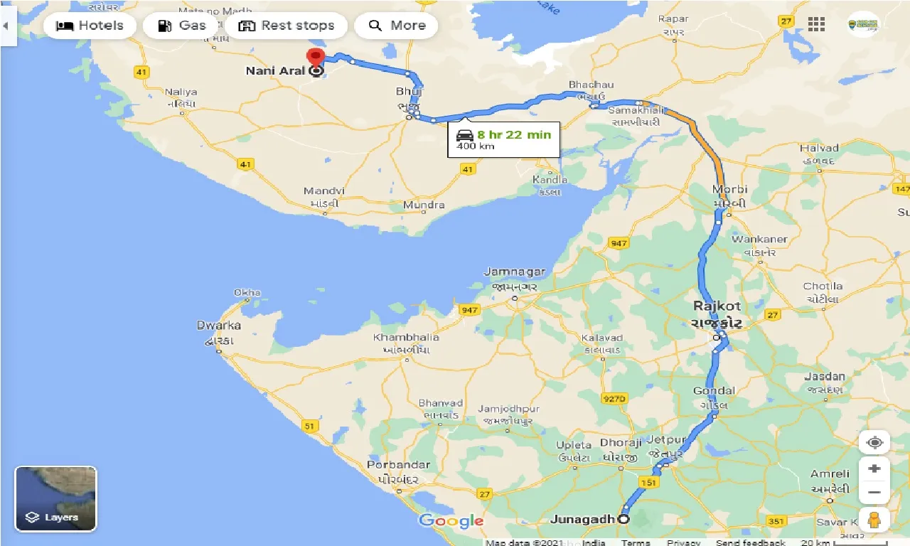 junagadh-to-nani-aral-one-way