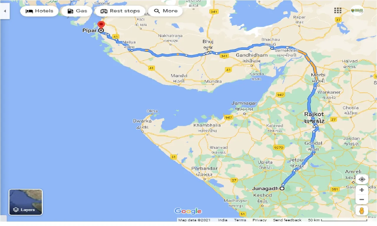 junagadh-to-pipar-one-way