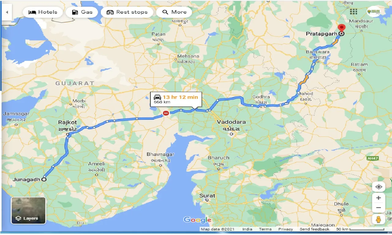 junagadh-to-pratapgarh-taxi