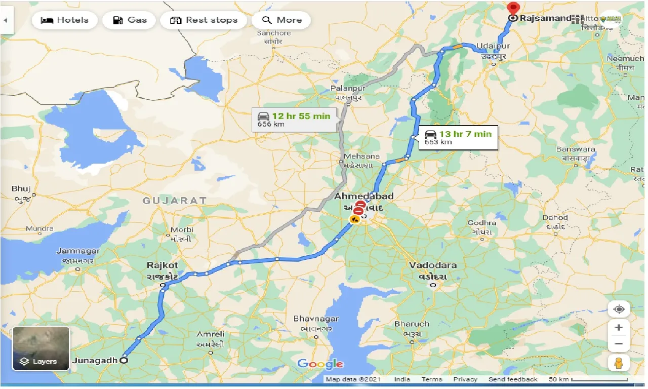 junagadh-to-rajsamand-taxi