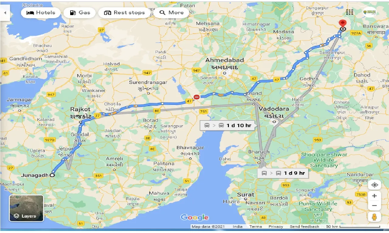 junagadh-to-sagwara-taxi