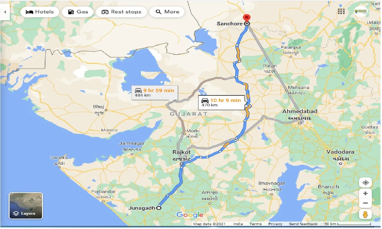 junagadh-to-sanchore-taxi