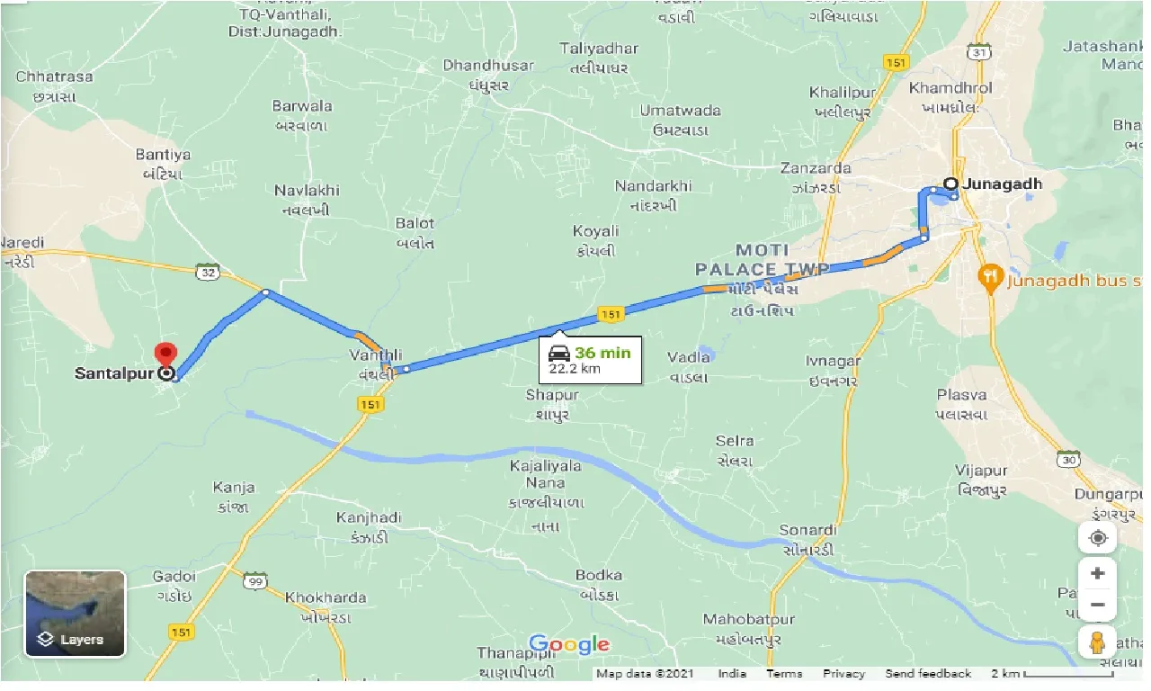 junagadh-to-santalpur-taxi