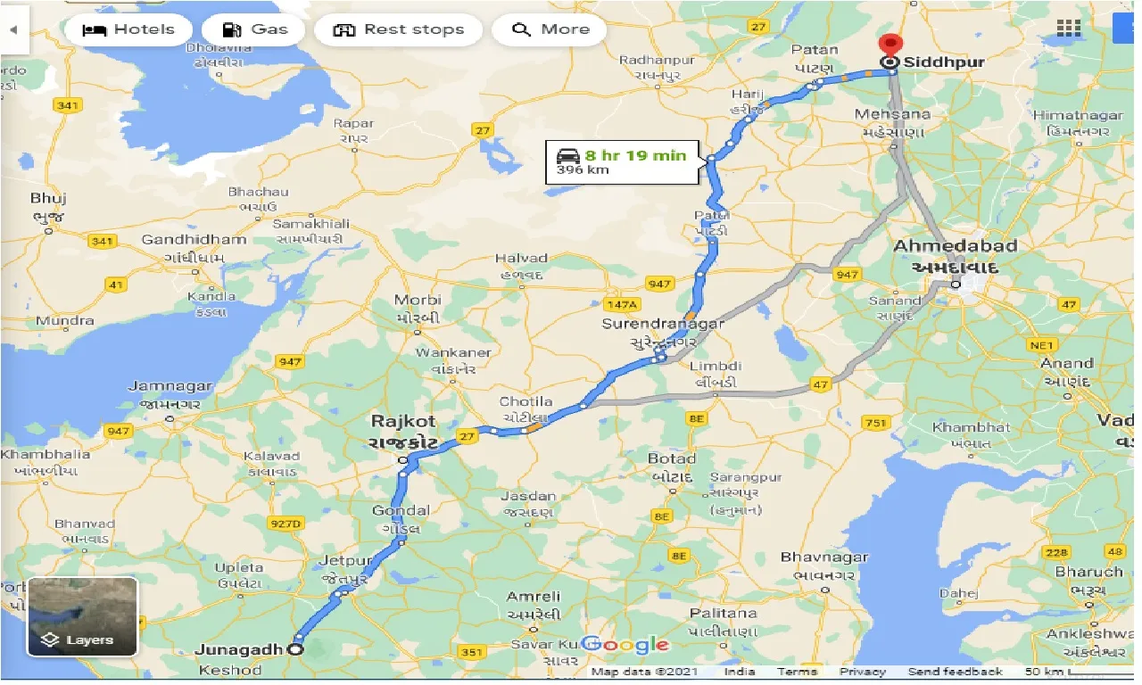 junagadh-to-siddhpur-one-way