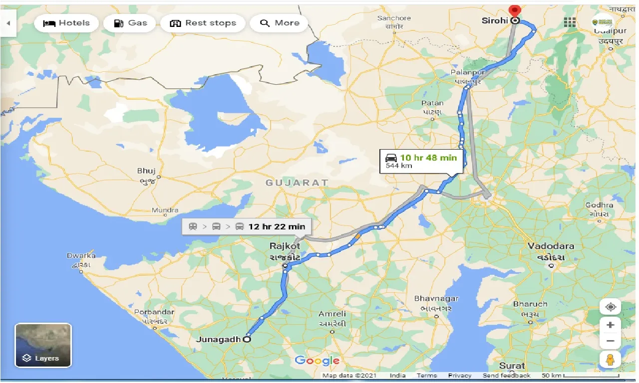 junagadh-to-sirohi-taxi