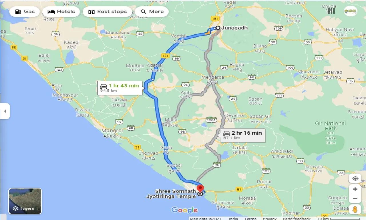 junagadh-to-somnath-round-trip