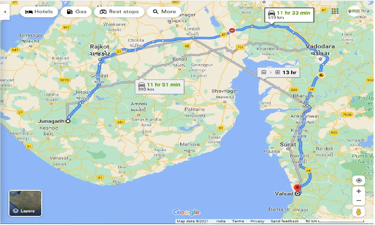 junagadh-to-valsad-taxi