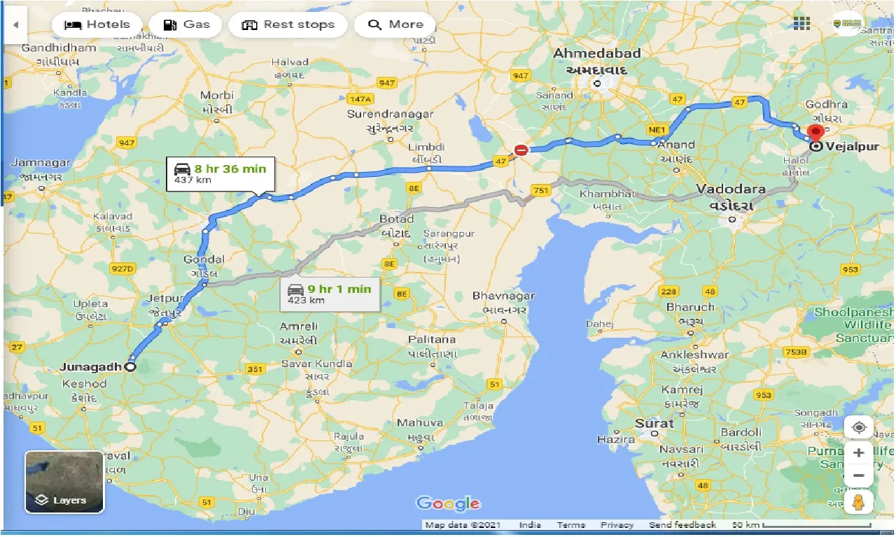 junagadh-to-vejalpur-one-way