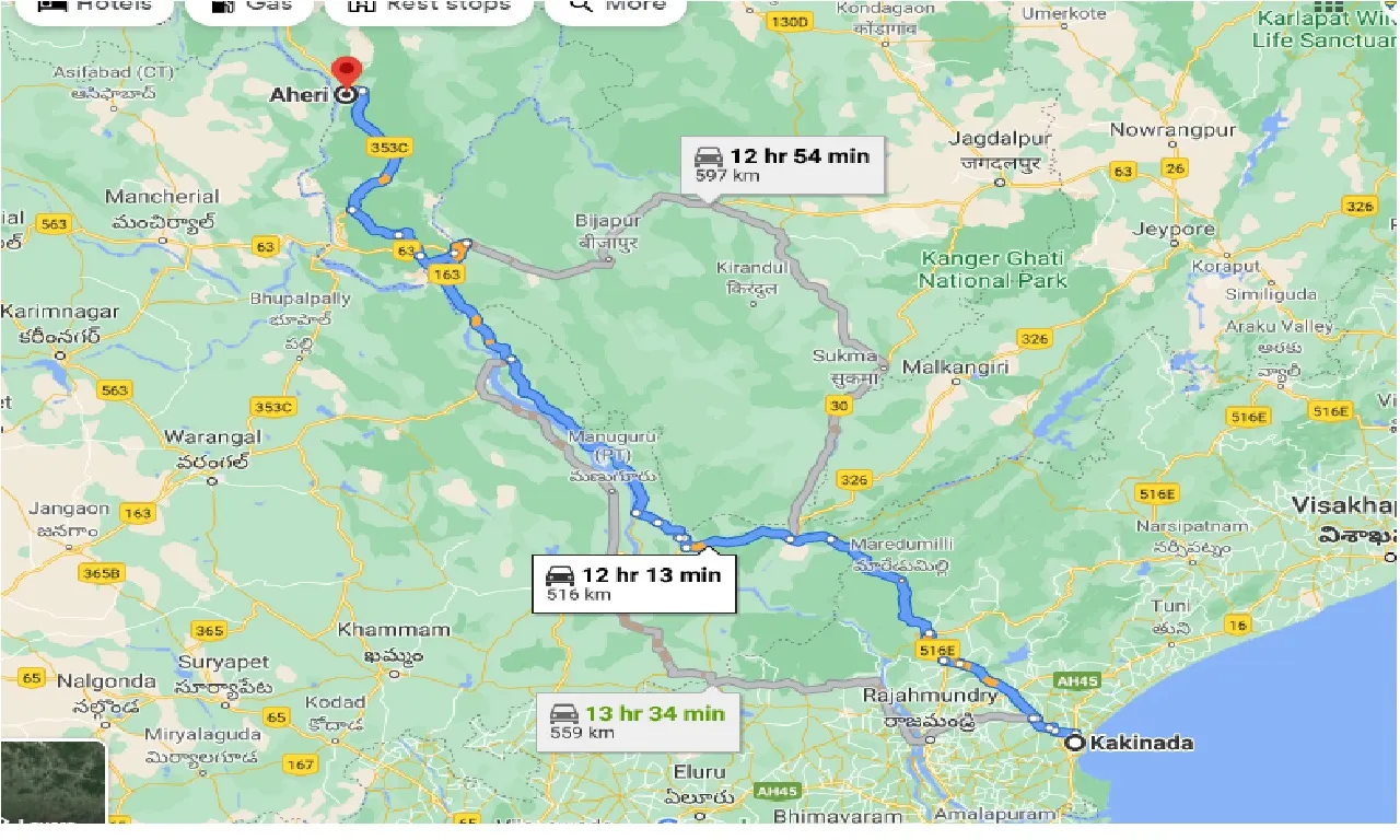 kakinada-to-aheri-taxi