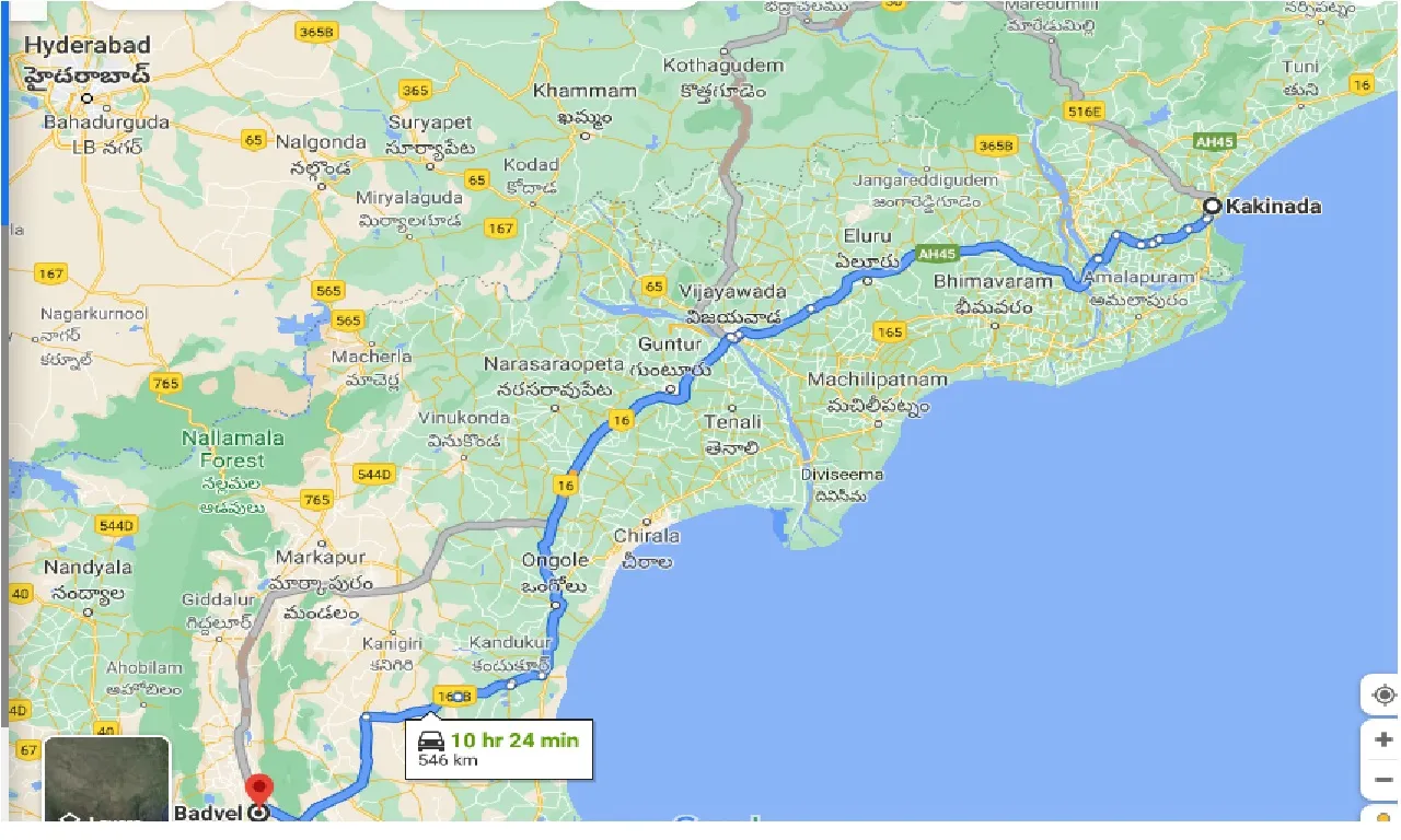 kakinada-to-badvel-taxi