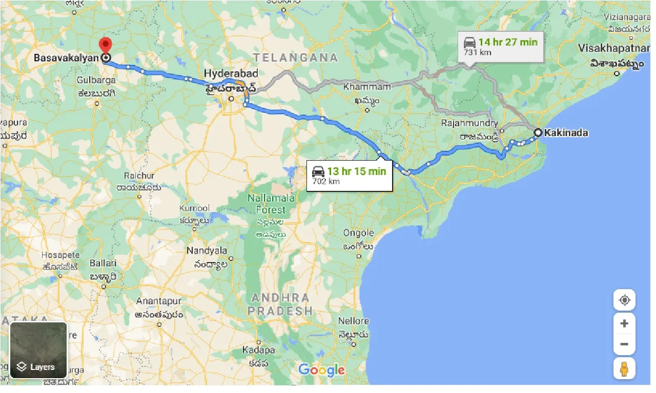 kakinada-to-basavakalyan-taxi