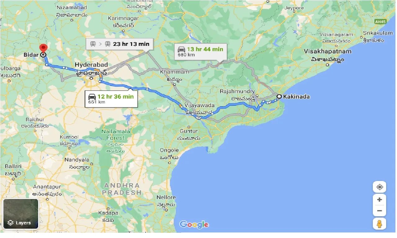 kakinada-to-bidar-taxi