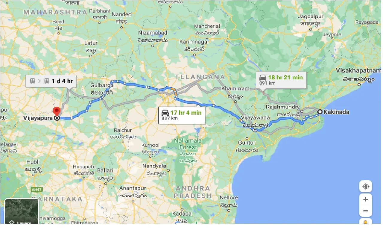 kakinada-to-bijapur-taxi