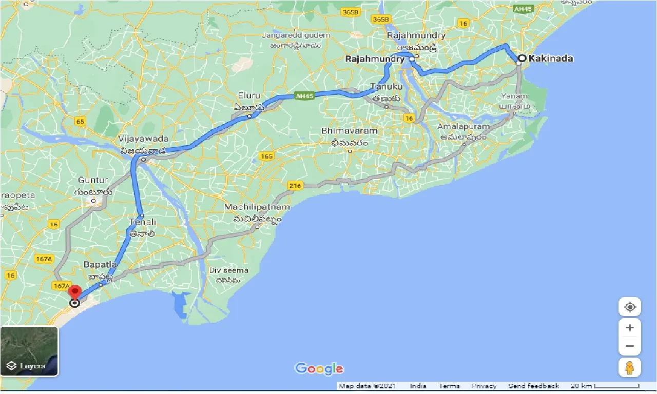 kakinada-to-chirala-one-way