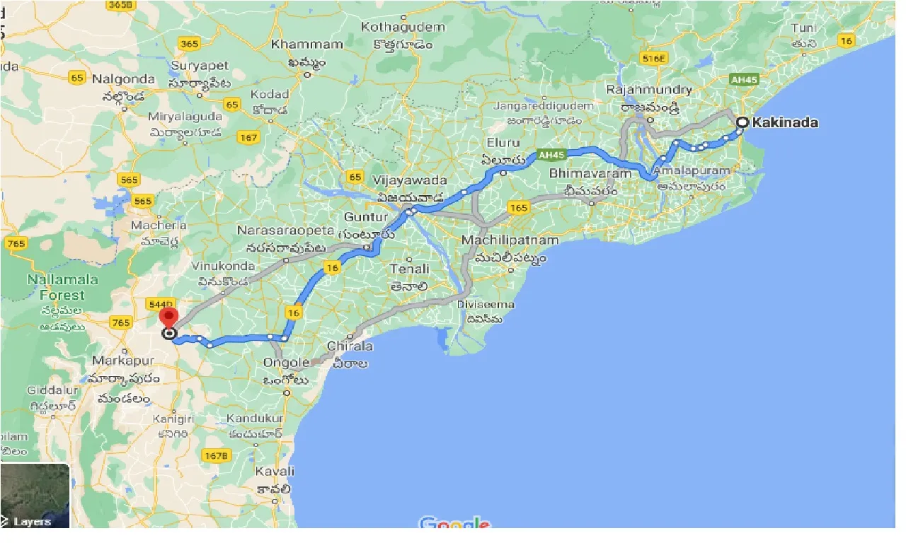 kakinada-to-donakonda-taxi