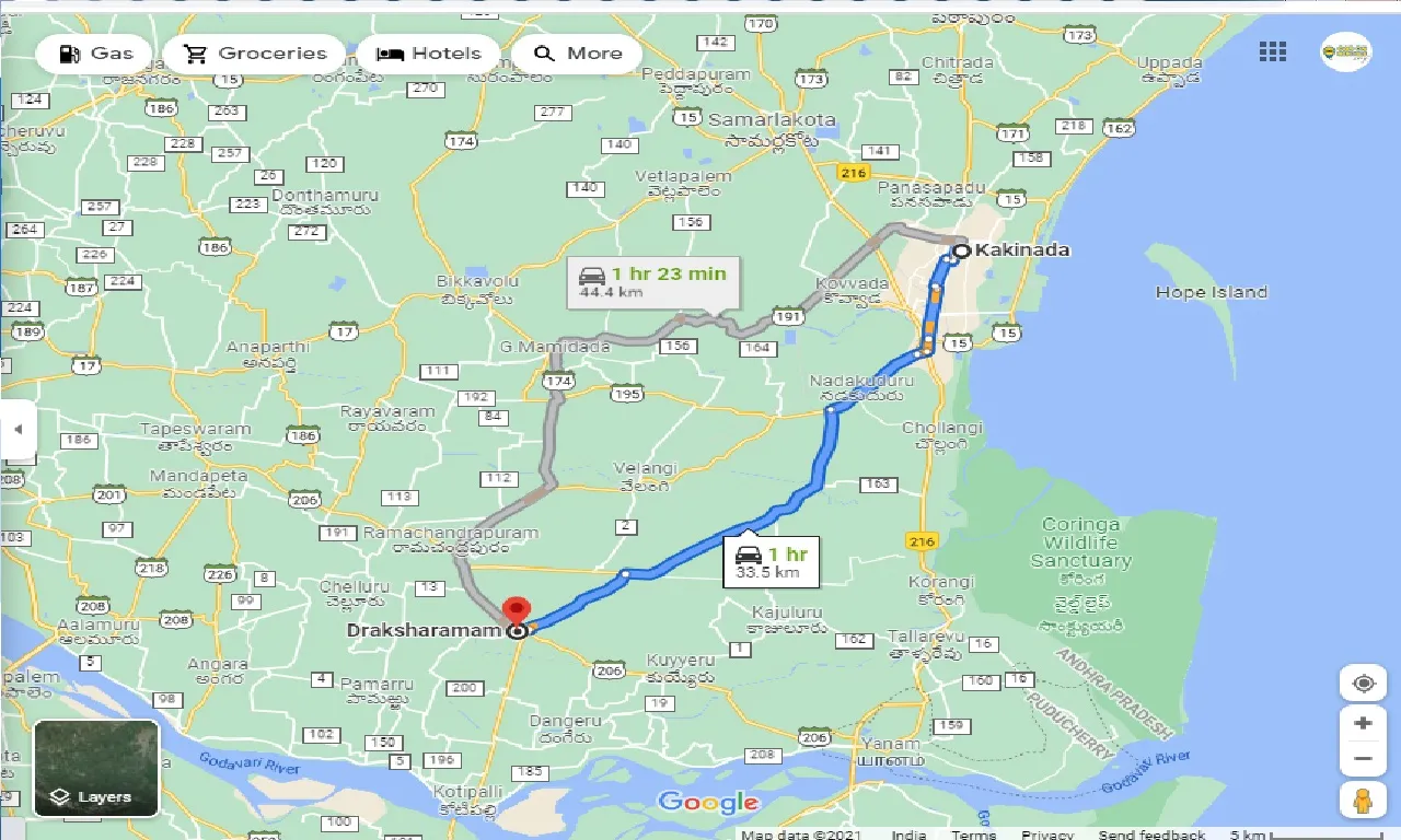 kakinada-to-draksharamam-round-trip