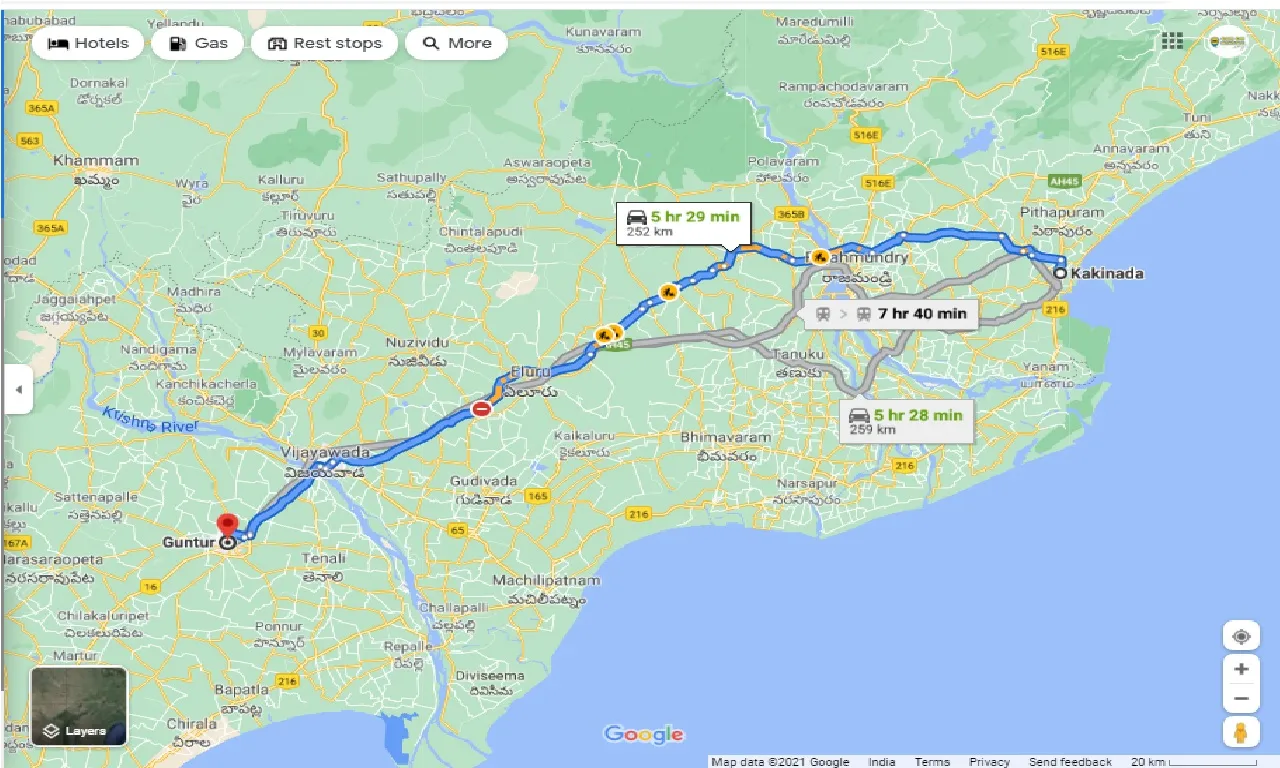 kakinada-to-guntur-round-trip