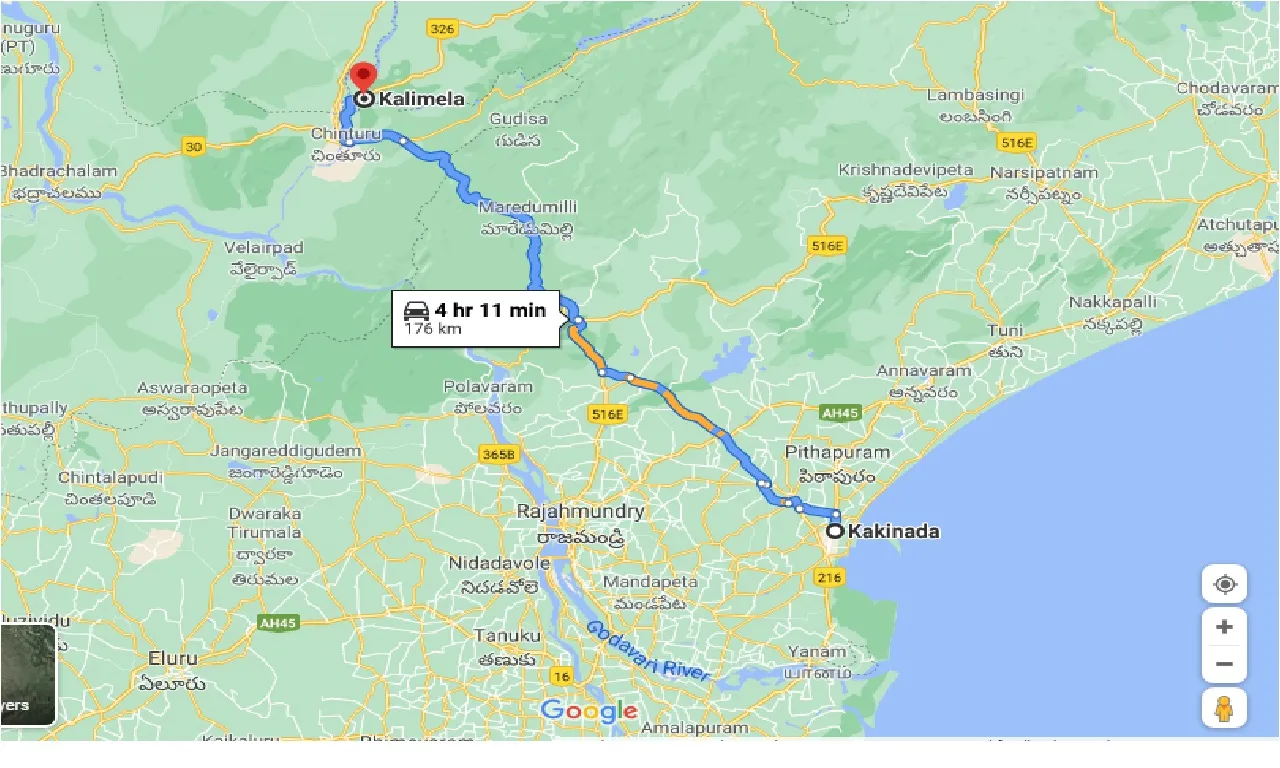 kakinada-to-kalimela-taxi