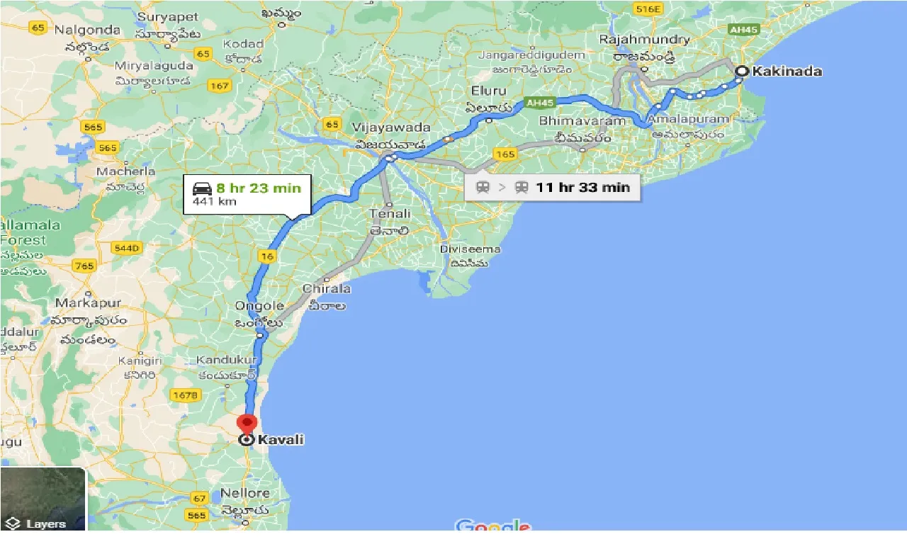 kakinada-to-kavali-one-way