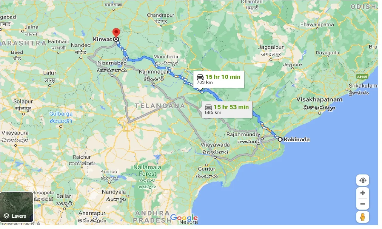kakinada-to-kinwat-taxi