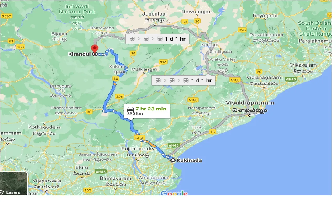 kakinada-to-kirandul-taxi