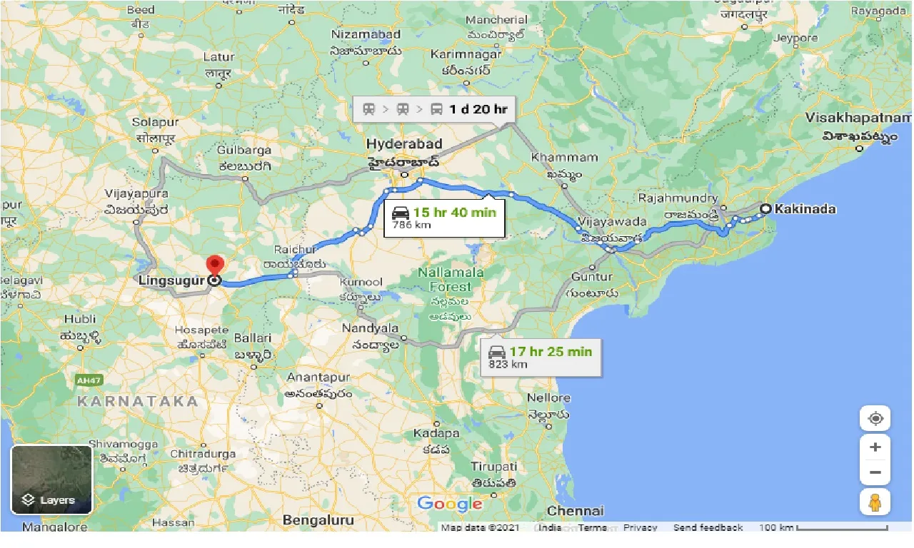 kakinada-to-lingsugur-taxi