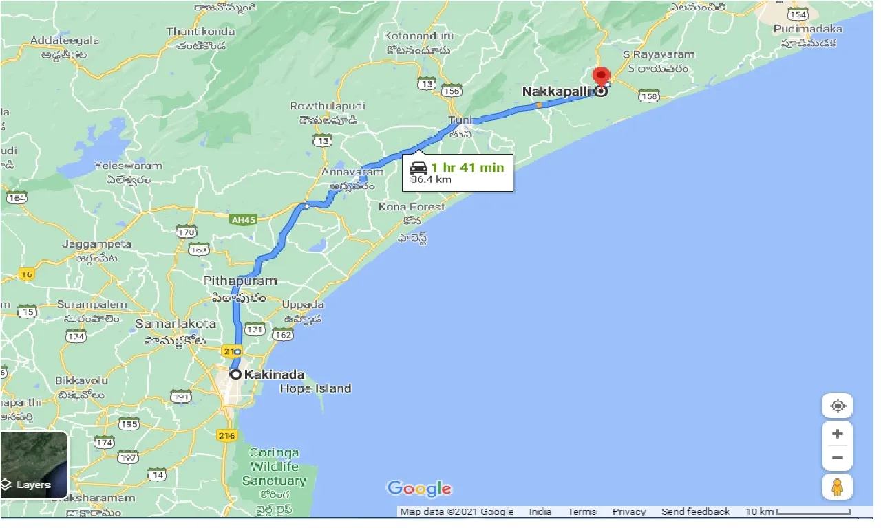 kakinada-to-nakkapalli-one-way