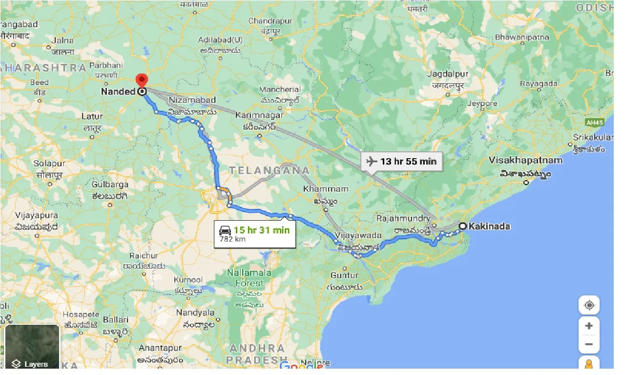 kakinada-to-nanded-one-way