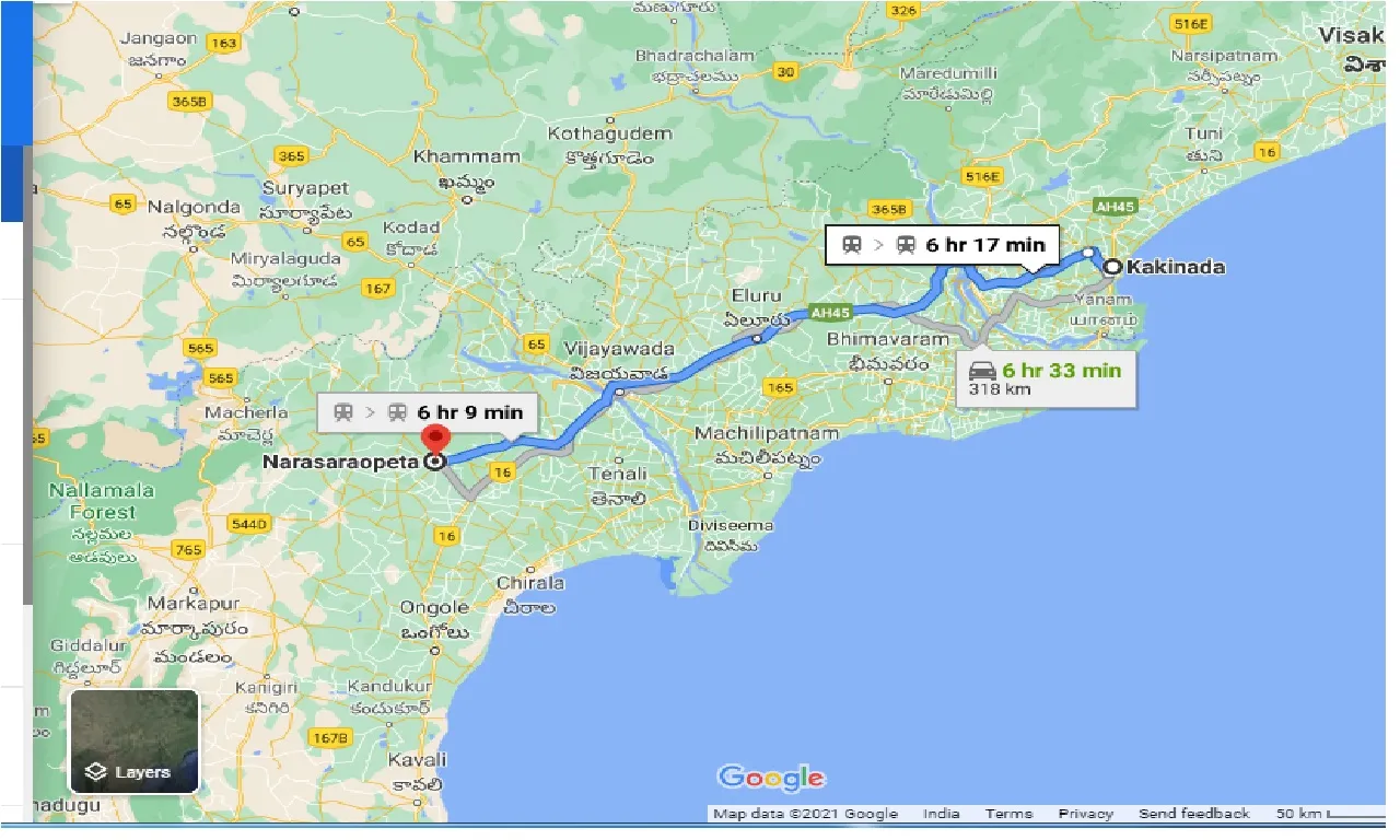 kakinada-to-narasaraopeta-one-way