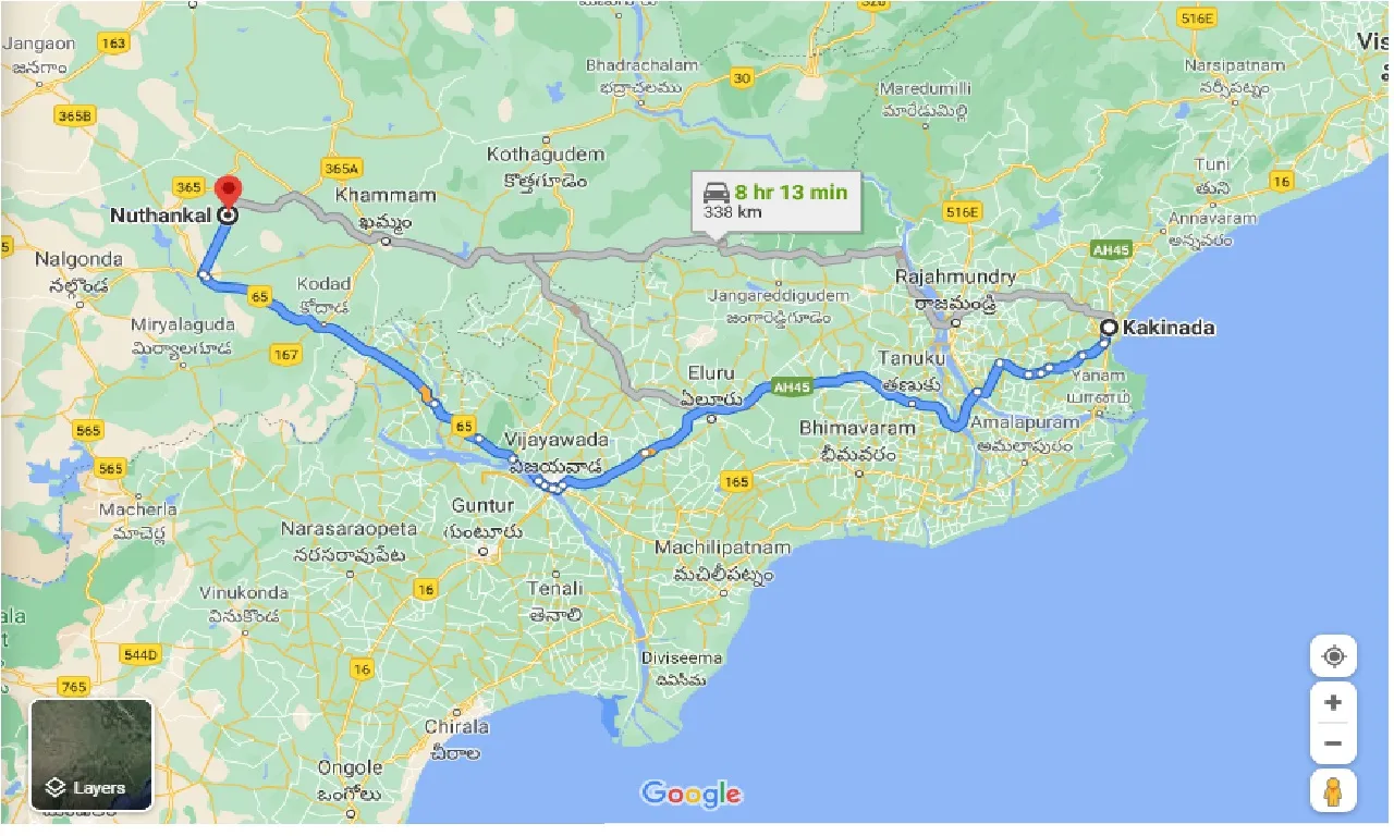 kakinada-to-nuthankal-one-way