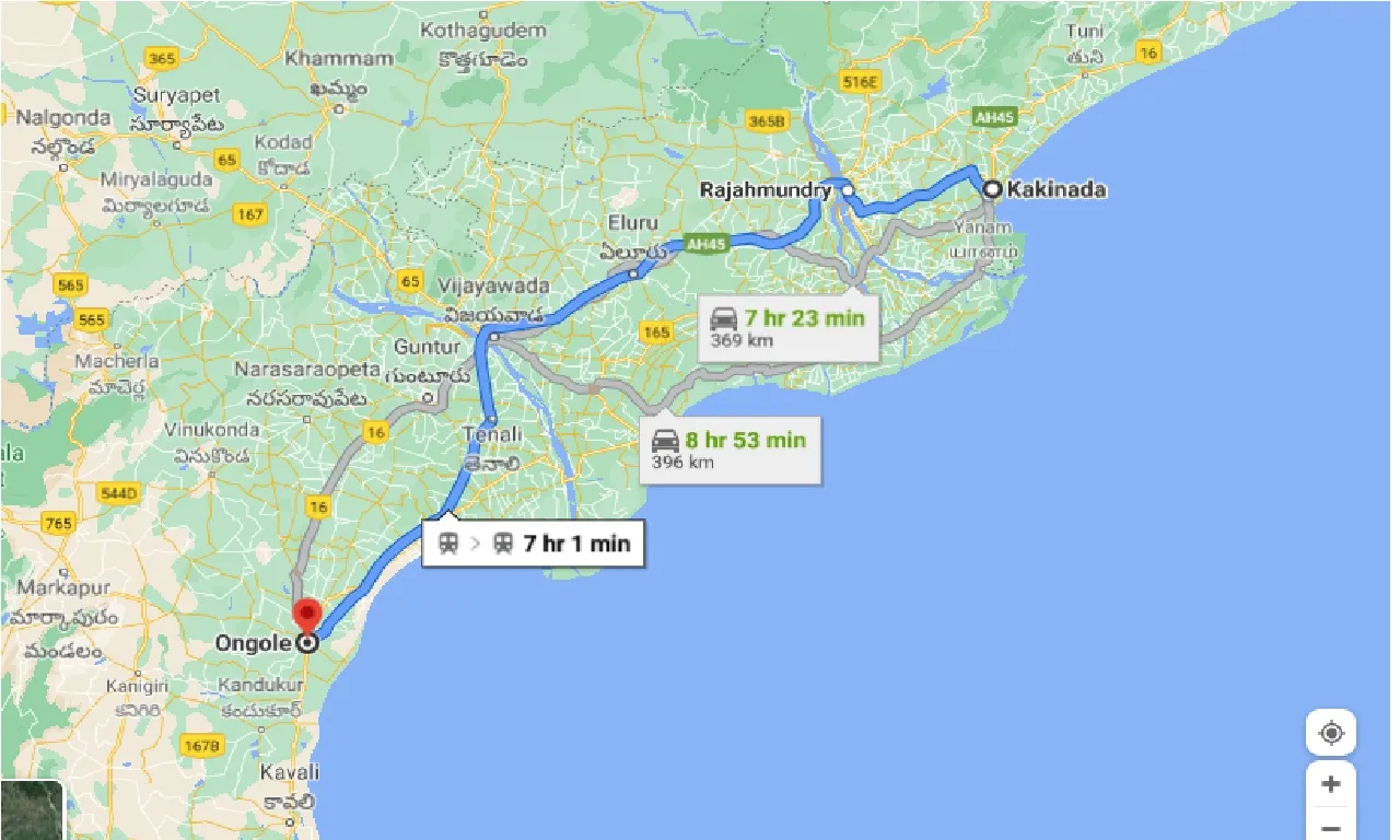 kakinada-to-ongole-one-way
