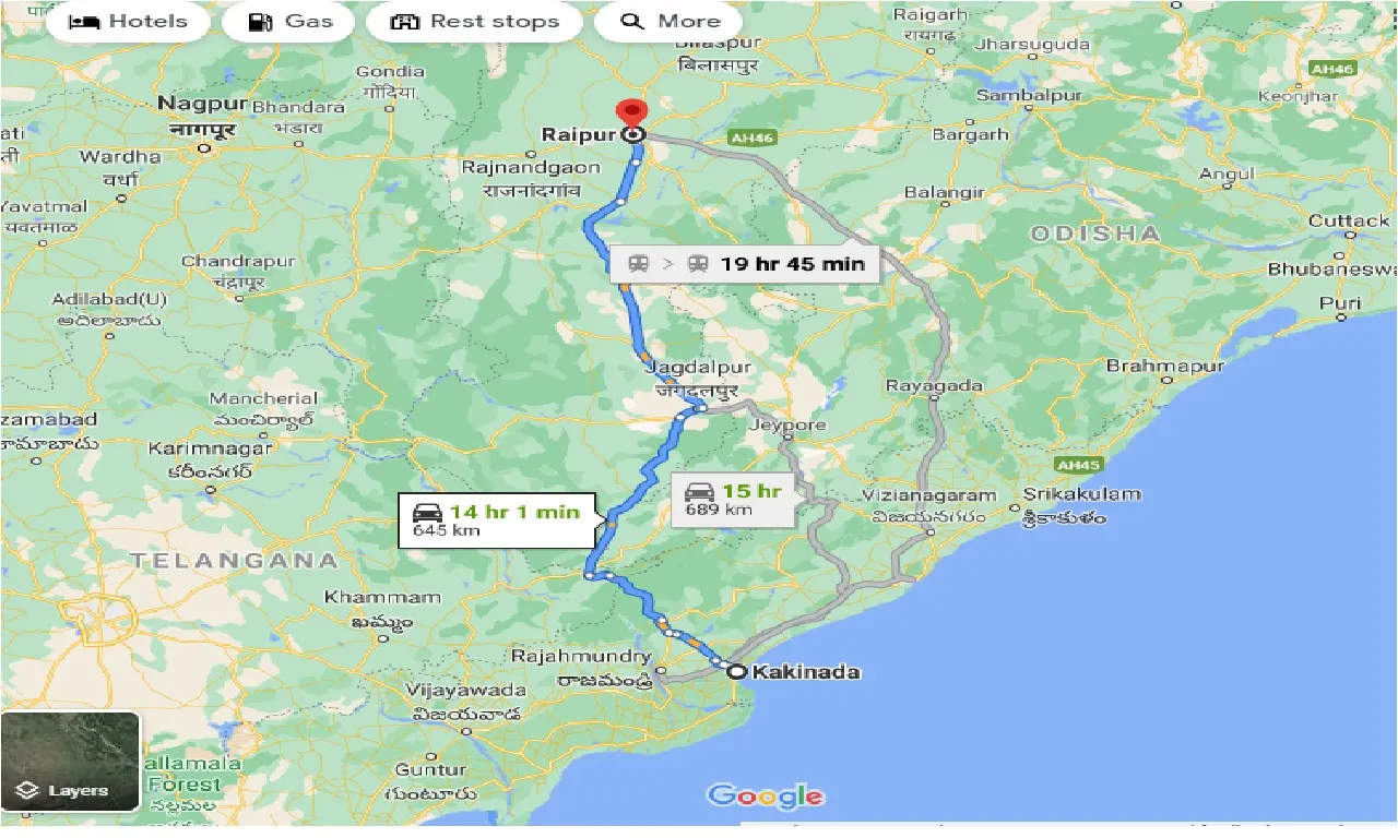 kakinada-to-raipur-taxi