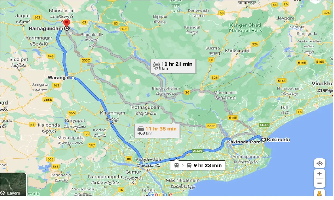 kakinada-to-ramagundam-taxi