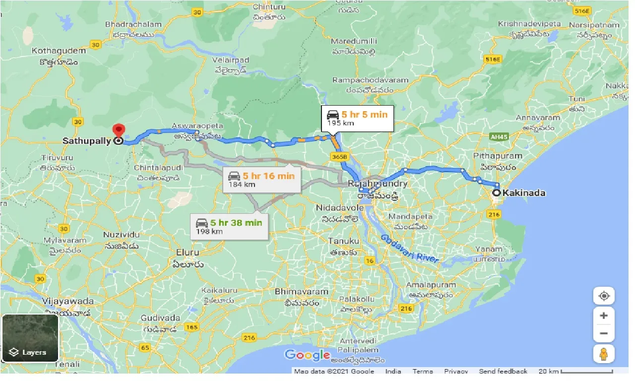 kakinada-to-sathupally-taxi