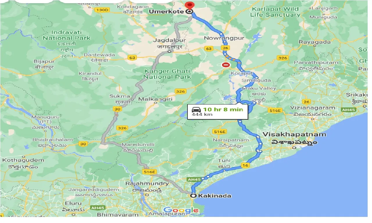 kakinada-to-umerkote-taxi