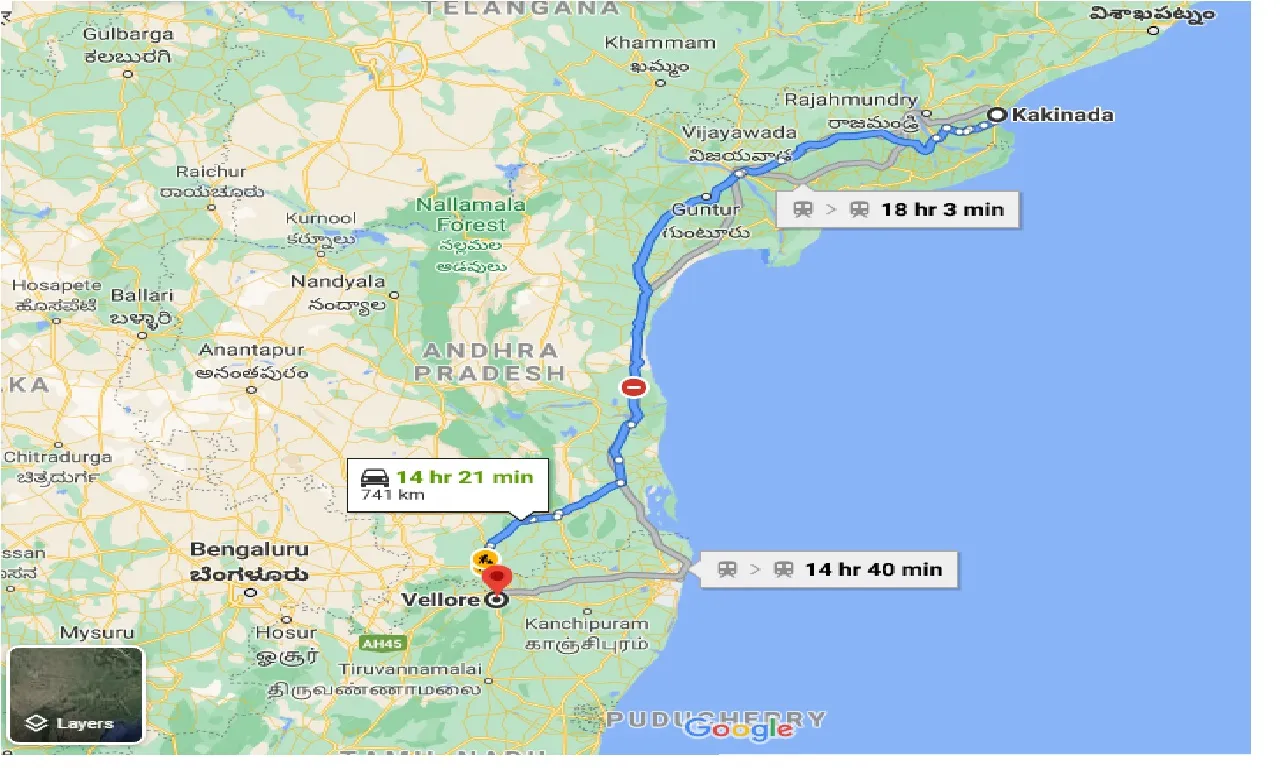 kakinada-to-vellore-taxi