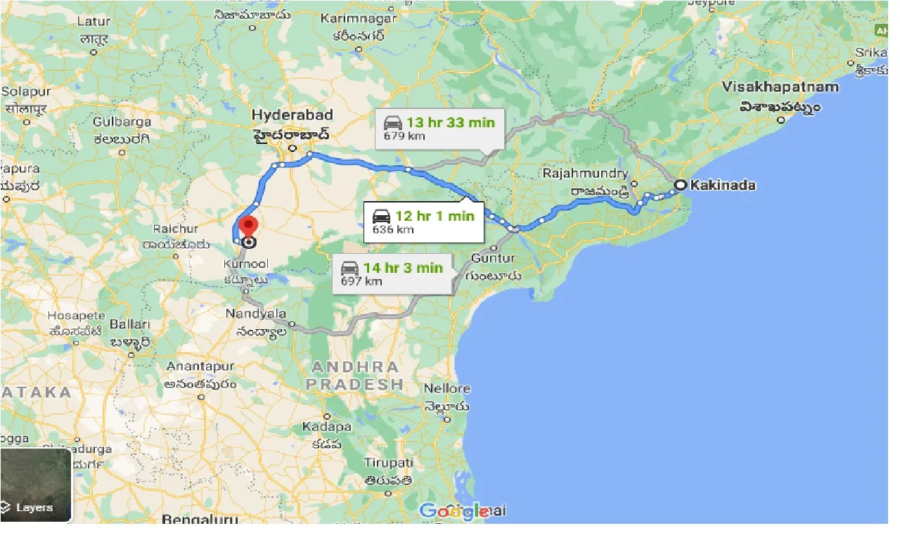 kakinada-to-wanaparthy-taxi