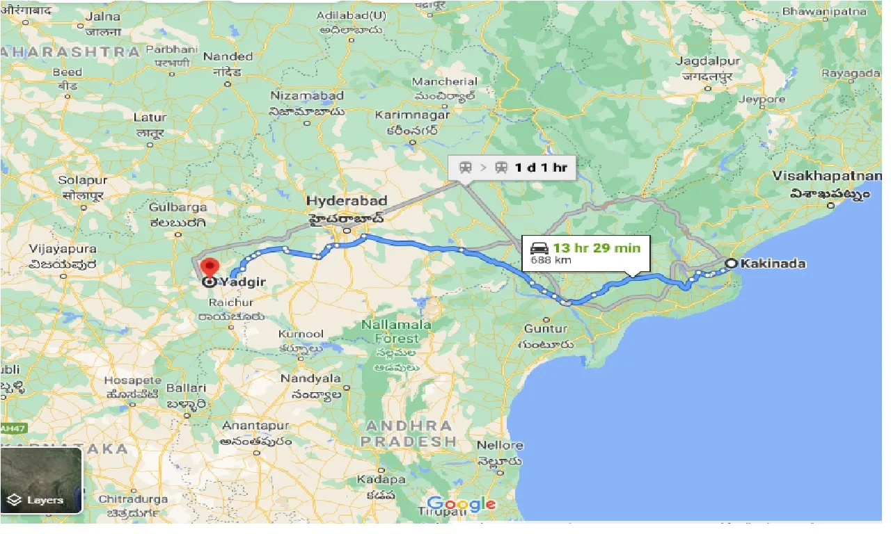 kakinada-to-yadgir-one-way