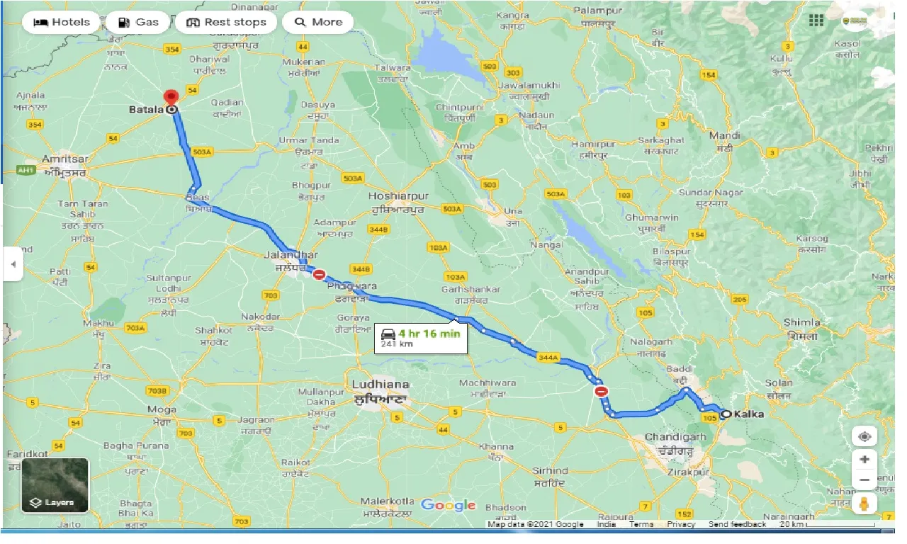 kalka-to-batala-round-trip