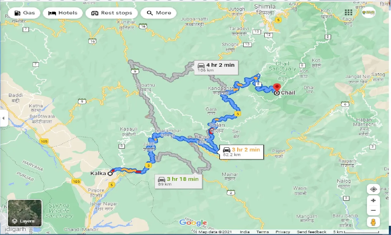 kalka-to-chail-round-trip