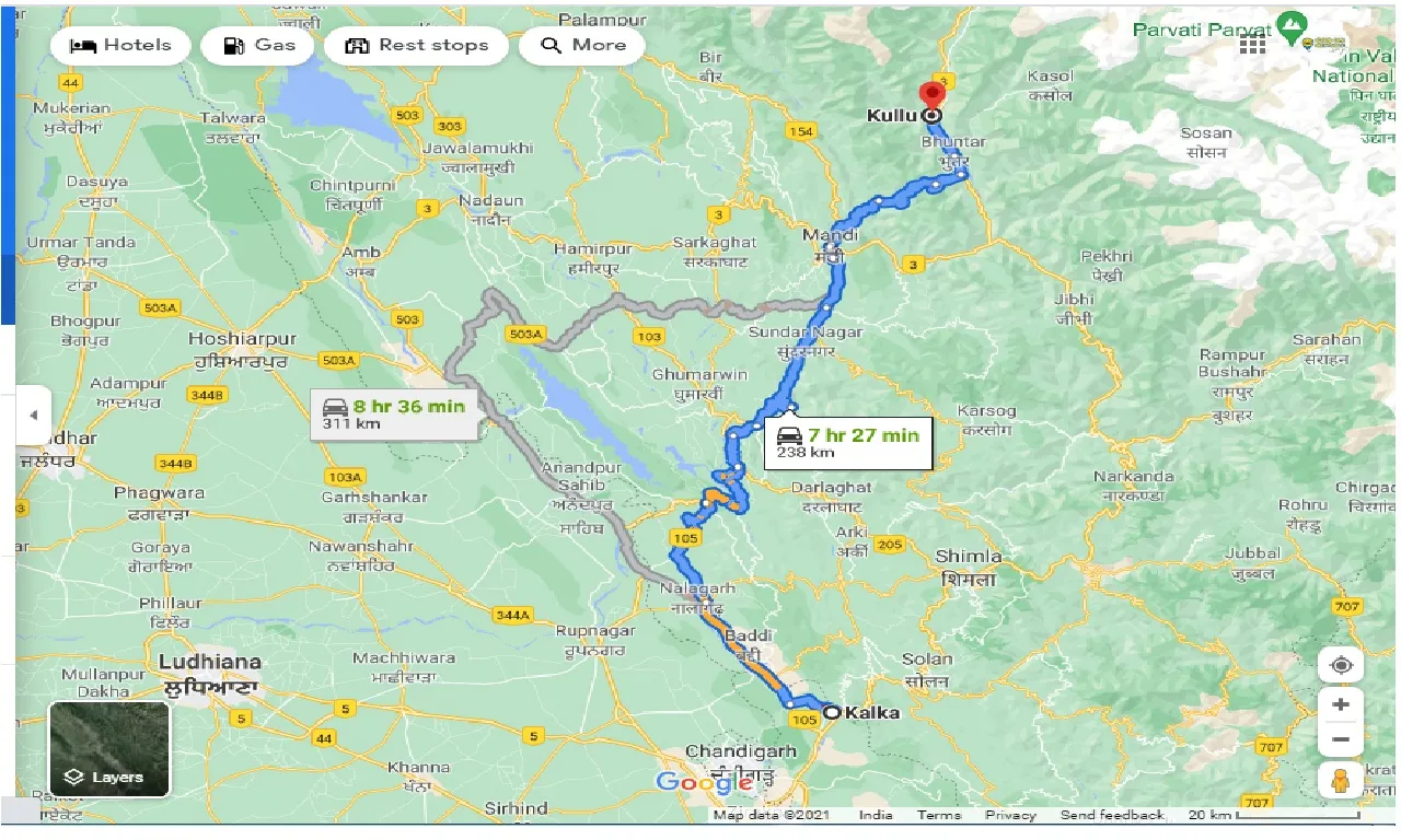 kalka-to-kullu-round-trip