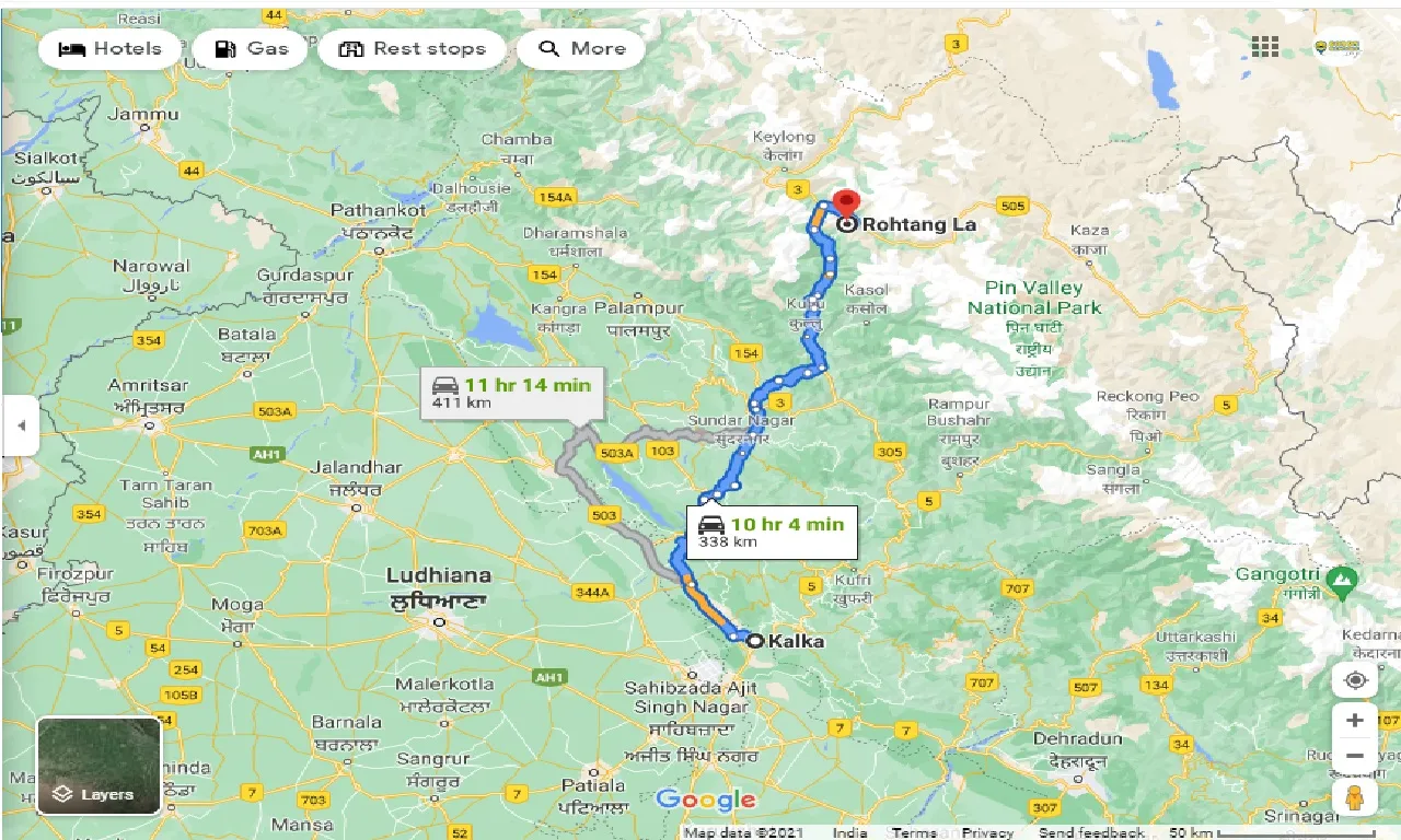 kalka-to-rohtang-la-round-trip