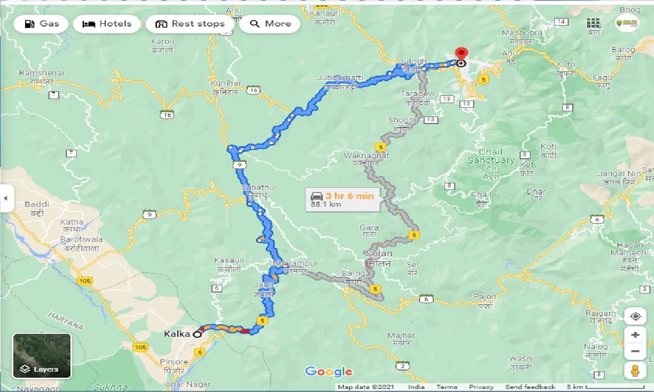 kalka-to-shimla-one-way