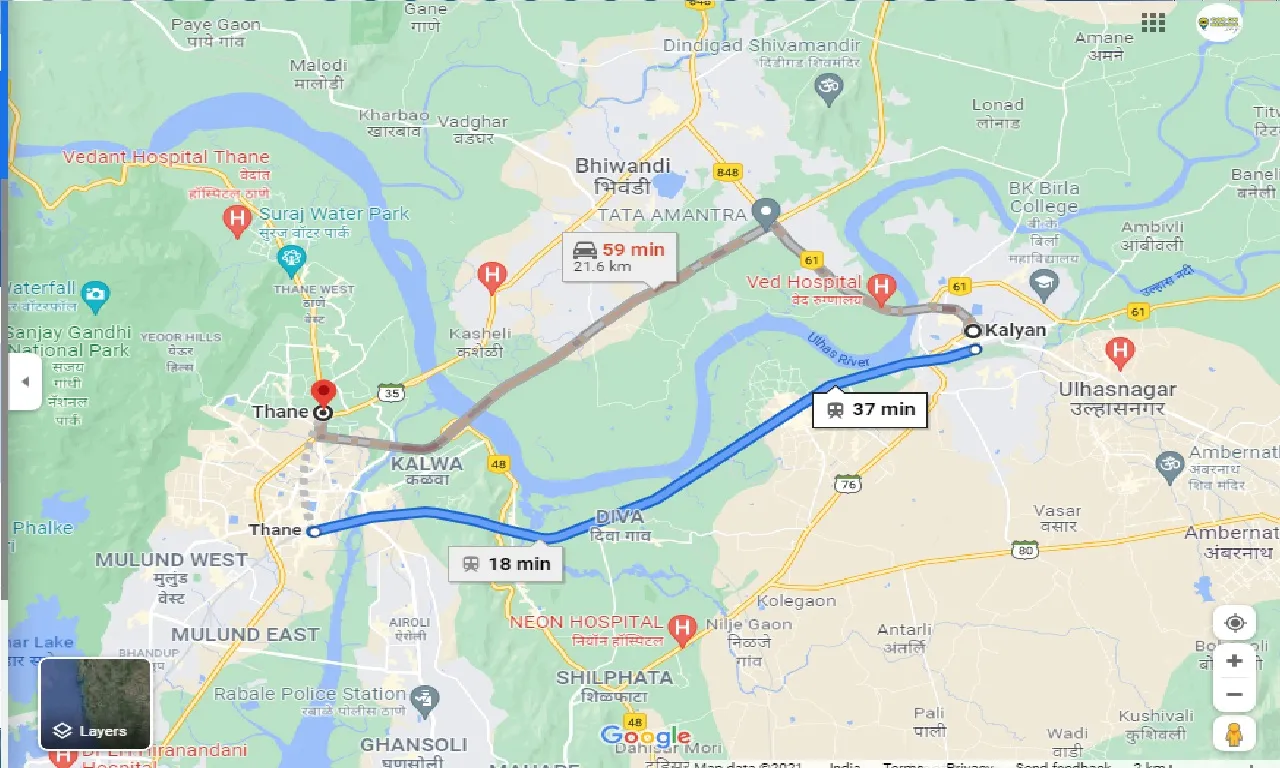 kalyan-to-thane-one-way
