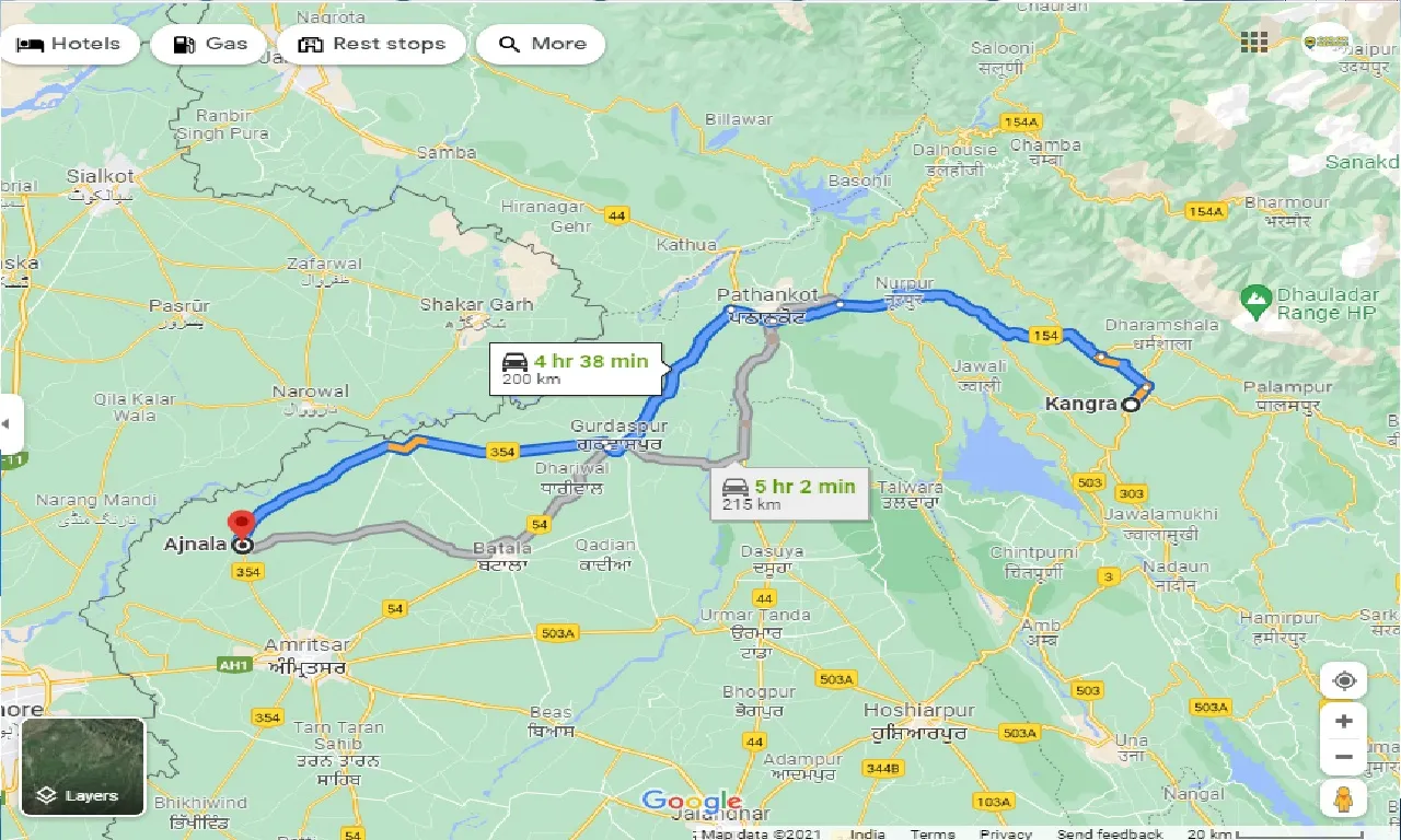 kangra-to-ajnala-taxi