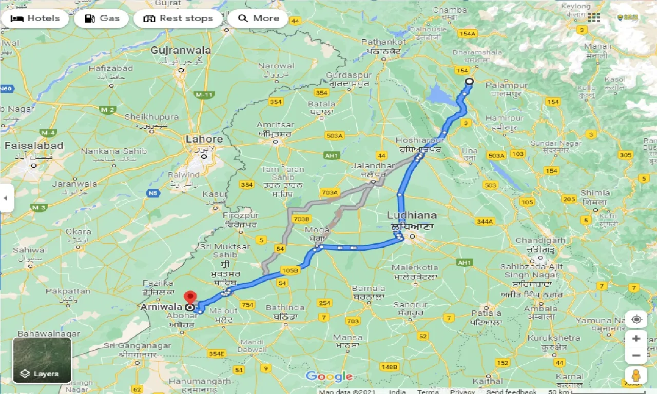 kangra-to-arniwala-taxi