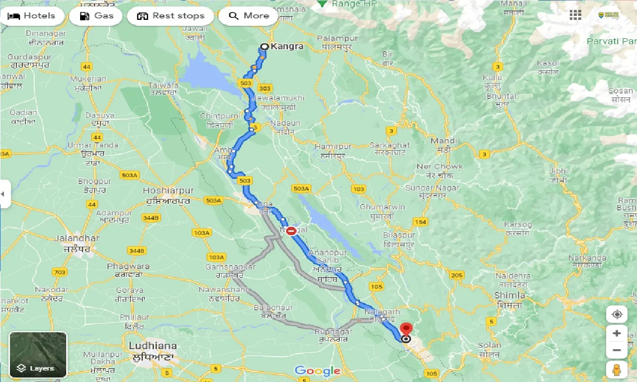 kangra-to-baddi-taxi