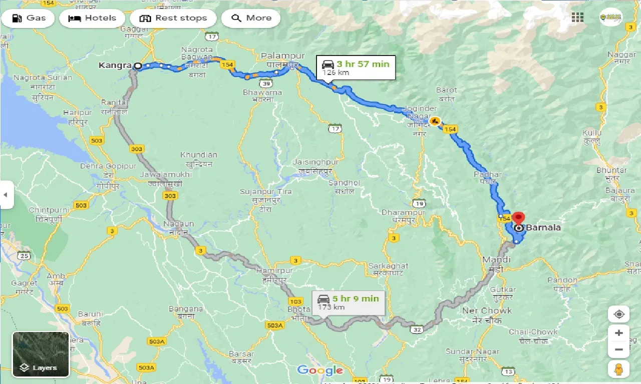 kangra-to-barnala-hp-taxi