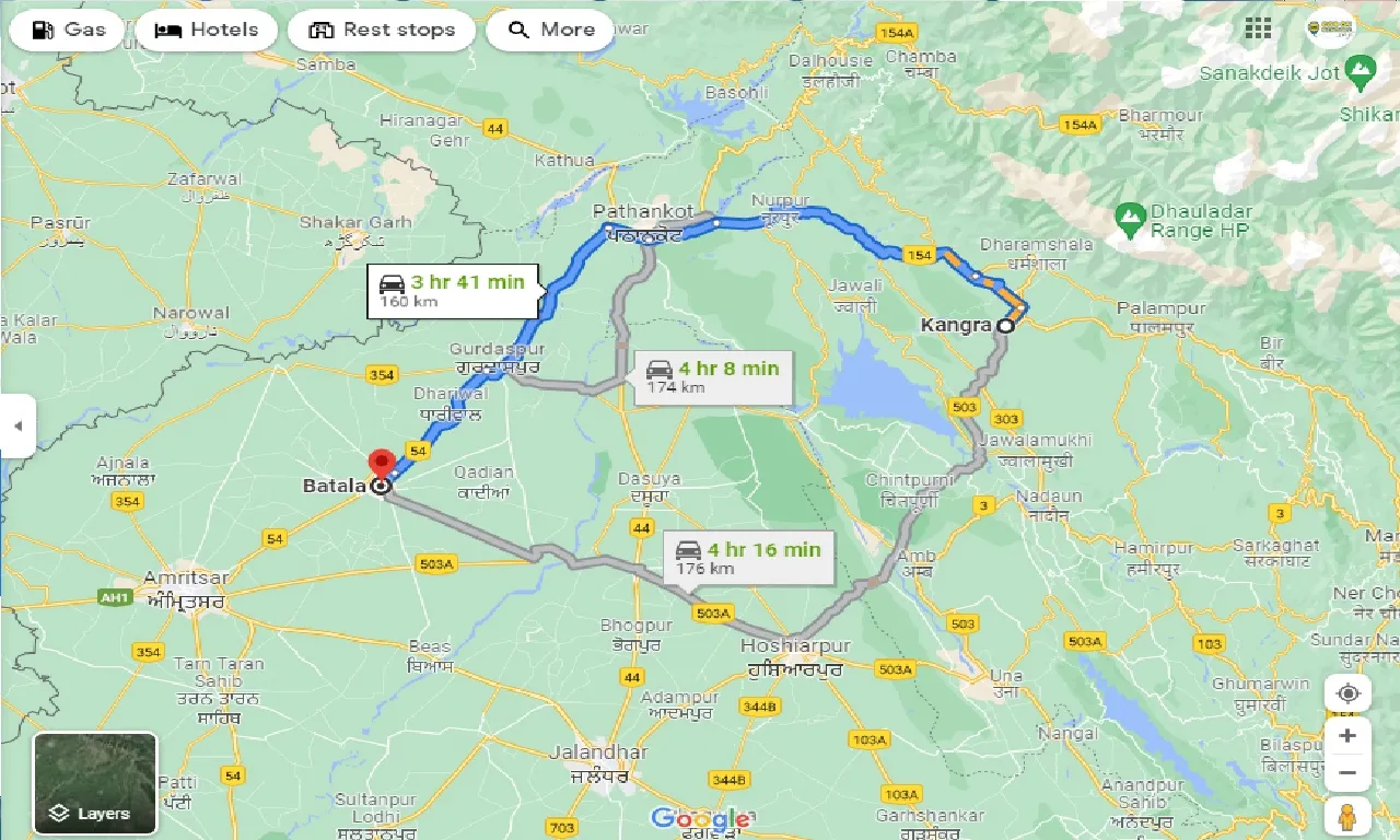 kangra-to-batala-one-way
