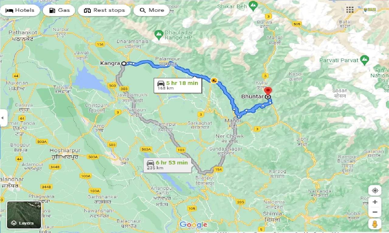 kangra-to-bhuntar-taxi